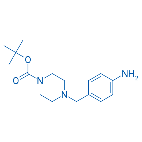 tert-Butyl 4-(4-aminobenzyl)piperazine-1-carboxylate 250mg
