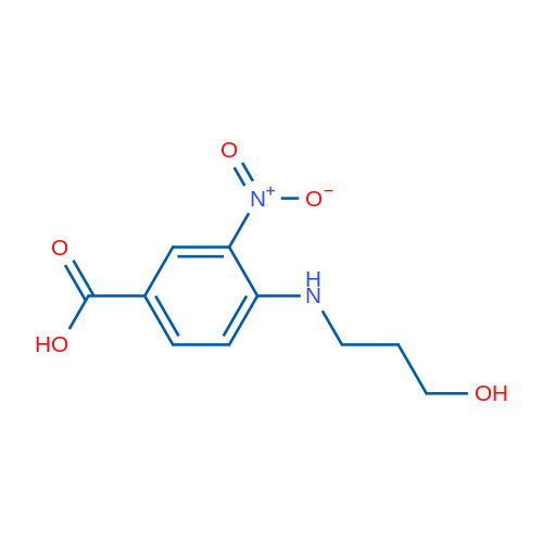 4-((3-Hydroxypropyl)amino)-3-nitrobenzoic acid 1g