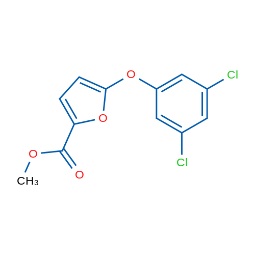 Methyl 5-(3,5-dichlorophenoxy)furan-2-carboxylate 1g