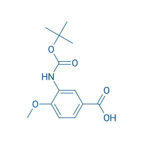3-((tert-Butoxycarbonyl)amino)-4-methoxybenzoic acid 250mg