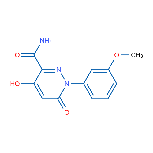 4-Hydroxy-1-(3-methoxyphenyl)-6-oxo-1,6-dihydropyridazine-3-carboxamide 1g