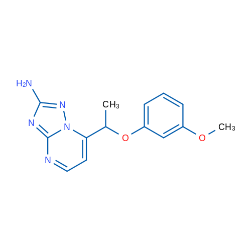7-[1-(3-Methoxyphenoxy)ethyl]-[1,2,4]triazolo[1,5-a]pyrimidin-2-amine 1g