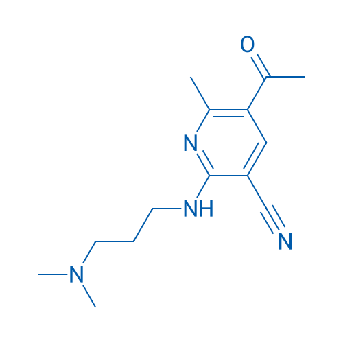 5-Acetyl-2-{[3-(dimethylamino)propyl]amino}-6-methylpyridine-3-carbonitrile 1g