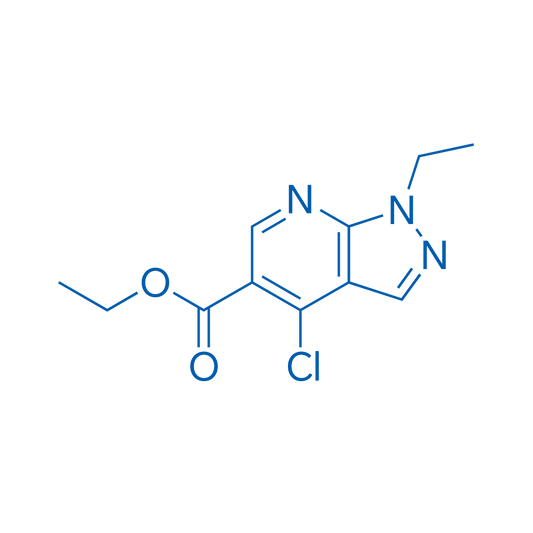 Ethyl 4-chloro-1-ethyl-1H-pyrazolo[3,4-b]pyridine-5-carboxylate 10g