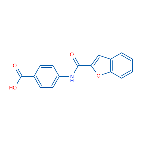 4-(Benzofuran-2-carboxamido)benzoic acid 5g