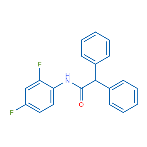 N-(2,4-Difluorophenyl)-2,2-diphenylacetamide 1g