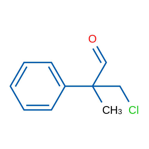 3-Chloro-2-methyl-2-phenylpropanal 1g