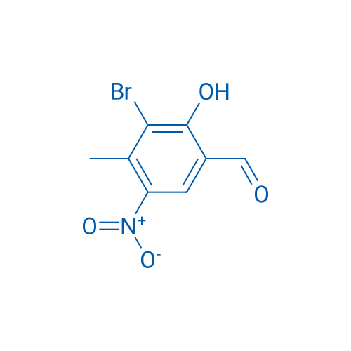 3-Bromo-2-hydroxy-4-methyl-5-nitrobenzaldehyde 1g