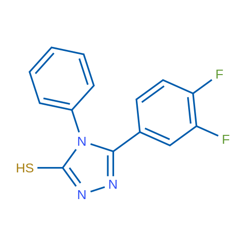 5-(3,4-DIfluorophenyl)-4-phenyl-4h-1,2,4-triazole-3-thiol 5g