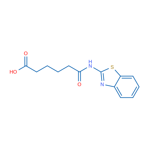 6-(Benzo[d]Thiazol-2-ylamino)-6-oxohexanoic acid 1g