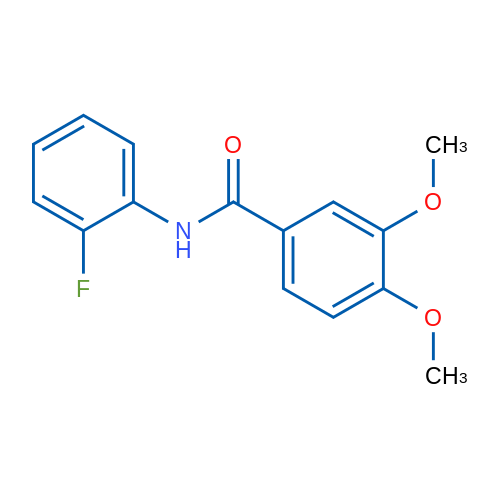 N-(2-Fluorophenyl)-3,4-dimethoxybenzamide 1g