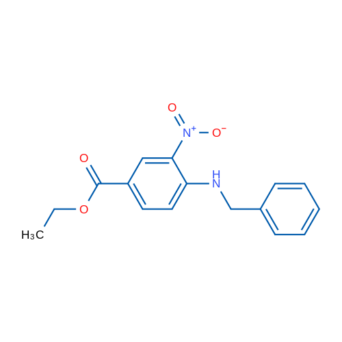 Ethyl 4-(benzylamino)-3-nitrobenzoate 1g