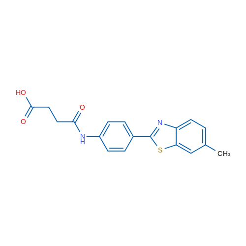 4-((4-(6-Methylbenzo[d]thiazol-2-yl)phenyl)amino)-4-oxobutanoic acid 1g