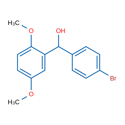 (4-Bromophenyl)(2,5-dimethoxyphenyl)methanol 1g