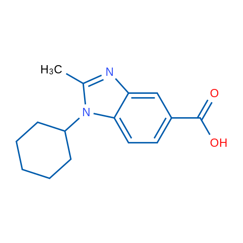 1-Cyclohexyl-2-methyl-1H-benzo[d]imidazole-5-carboxylic acid 1g
