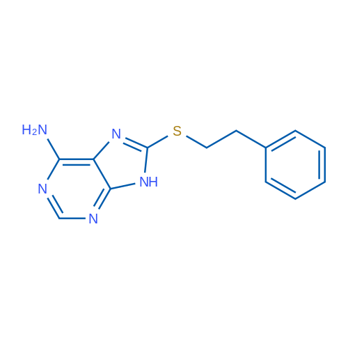 8-(Phenethylthio)-9H-purin-6-amine 1g