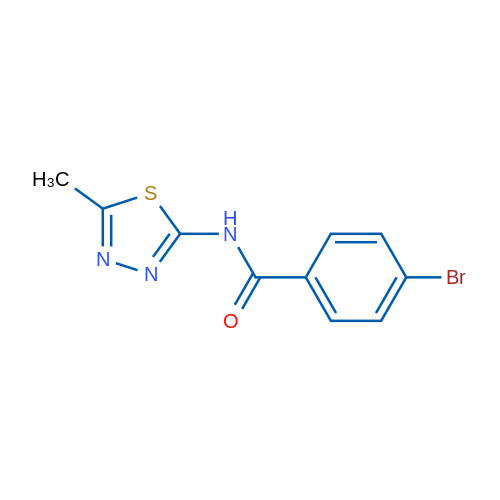 4-Bromo-N-(5-methyl-1,3,4-thiadiazol-2-yl)benzamide 5g