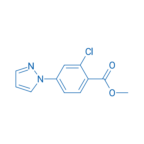 Methyl 2-chloro-4-(1H-pyrazol-1-yl)benzoate 1g