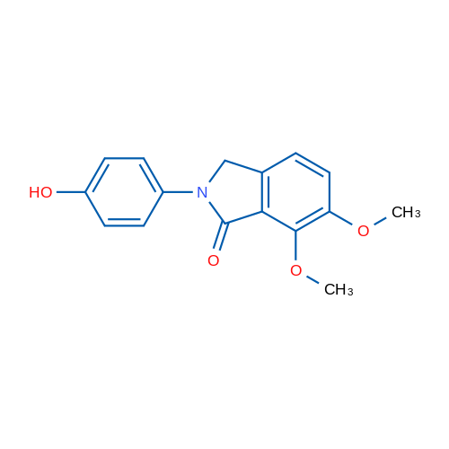 2-(4-Hydroxyphenyl)-6,7-dimethoxyisoindolin-1-one 1g