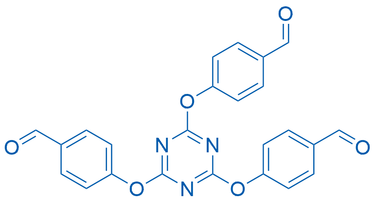 4,4',4''-((1,3,5-Triazine-2,4,6-triyl)tris(oxy))tribenzaldehyde 1g