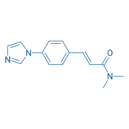 3-(4-(1H-Imidazol-1-yl)phenyl)-N,N-dimethylacrylamide 1g
