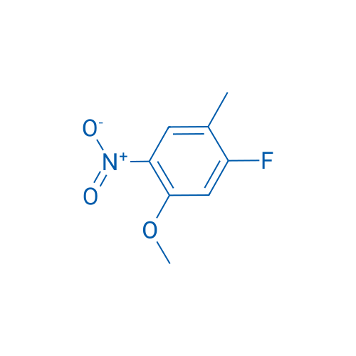 1-Fluoro-5-methoxy-2-methyl-4-nitrobenzene 250mg