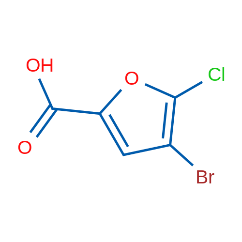 4-Bromo-5-chlorofuran-2-carboxylic acid 1g