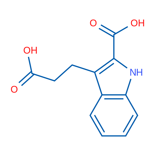 3-(2-Carboxyethyl)-1H-indole-2-carboxylic acid 1g