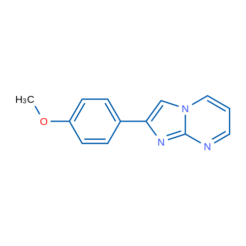 2-(4-Methoxyphenyl)imidazo[1,2-a]pyrimidine 1g