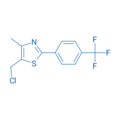 5-(Chloromethyl)-4-methyl-2-(4-(trifluoromethyl)phenyl)thiazole 25g