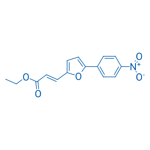 Ethyl 3-(5-(4-nitrophenyl)furan-2-yl)acrylate 1g