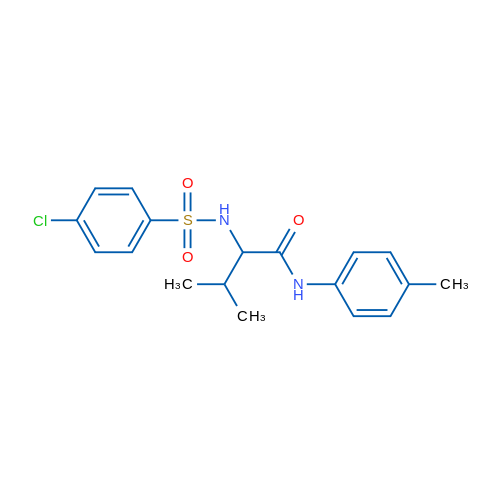 2-(4-Chlorobenzenesulfonamido)-3-methyl-N-(4-methylphenyl)butanamide 1g