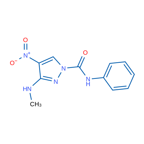3-(Methylamino)-4-nitro-N-phenyl-1H-pyrazole-1-carboxamide 1g