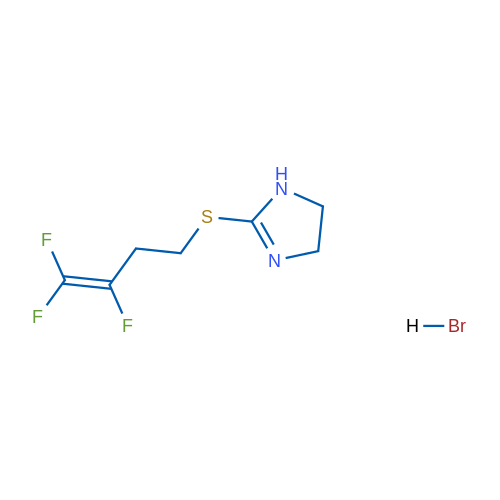 2-[(3,4,4-Trifluorobut-3-en-1-yl)sulfanyl]-4,5-dihydro-1H-imidazole hydrobromide 1g