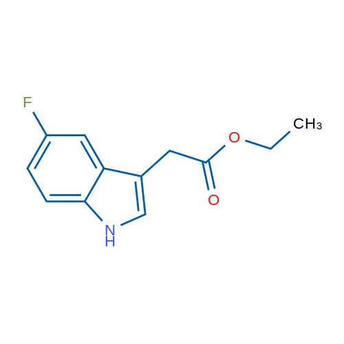 Ethyl 2-(5-fluoro-1H-indol-3-yl)acetate 5g