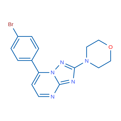 4-[7-(4-Bromophenyl)-[1,2,4]triazolo[1,5-a]pyrimidin-2-yl]morpholine 1g