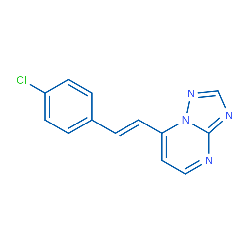 7-[(E)-2-(4-Chlorophenyl)ethenyl]-[1,2,4]triazolo[1,5-a]pyrimidine 1g