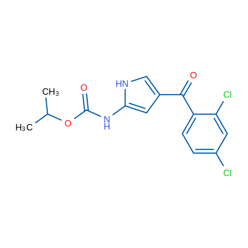 Propan-2-yl N-[4-(2,4-dichlorobenzoyl)-1H-pyrrol-2-yl]carbamate 1g
