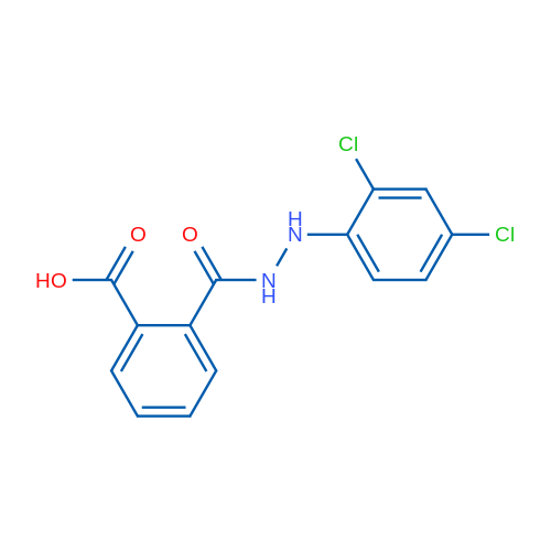 2-[N'-(2,4-Dichlorophenyl)hydrazinecarbonyl]benzoic acid 1g