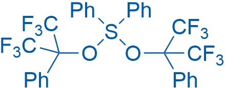 Bis[alpha,alpha-bis(trifluoromethyl)benzenemethanolato]diphenylsulfur 250mg