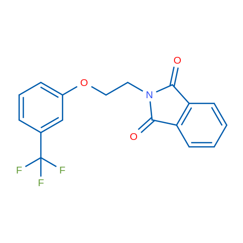 2-{2-[3-(trifluoromethyl)phenoxy]ethyl}-2,3-dihydro-1H-isoindole-1,3-dione 1g