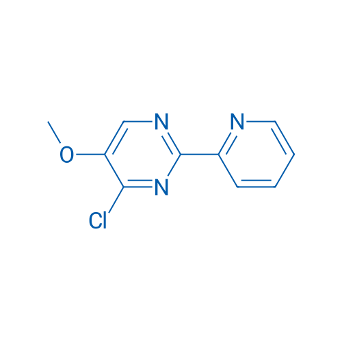 4-Chloro-5-methoxy-2-(pyridin-2-yl)pyrimidine 250mg