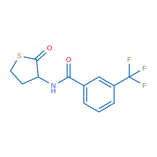 N-(2-Oxothiolan-3-yl)-3-(trifluoromethyl)benzamide 1g