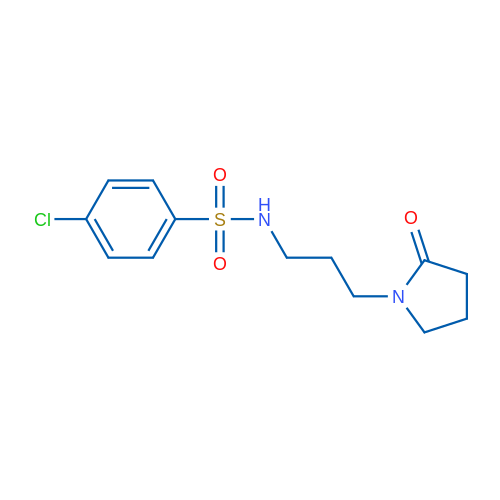 4-Chloro-N-(3-(2-oxopyrrolidin-1-yl)propyl)benzenesulfonamide 1g