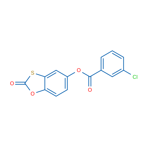 2-Oxobenzo[d][1,3]oxathiol-5-yl 3-chlorobenzoate 1g