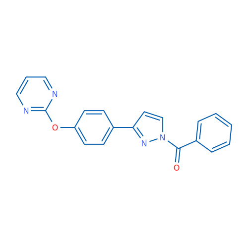 2-[4-(1-Benzoyl-1H-pyrazol-3-yl)phenoxy]pyrimidine 1g