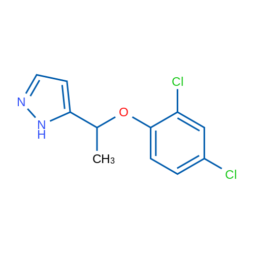 5-[1-(2,4-Dichlorophenoxy)ethyl]-1H-pyrazole 1g