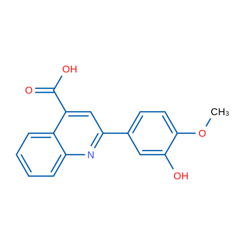 2-(3-Hydroxy-4-methoxyphenyl)quinoline-4-carboxylic acid 1g