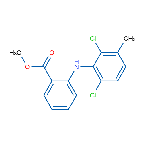 Methyl 2-((2,6-dichloro-3-methylphenyl)amino)benzoate 1g