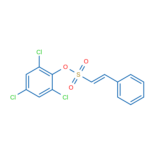 2,4,6-Trichlorophenyl 2-phenylethenesulfonate 5g